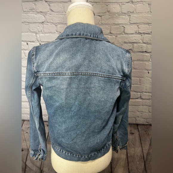 Roxy denim trucker jean jacket size xs - Picture 10 of 12